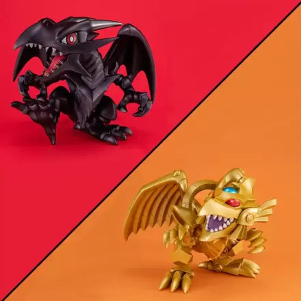 Yu-Gi-Oh! Duel Monsters Megatoon PVC Statue Red Eyes Black Dragon & The Winged Dragon of Ra 13 cm (with gift) product photo