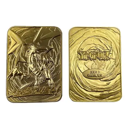 Yu-Gi-Oh! Replica Card Blue Eyes White Dragon (gold plated) product photo