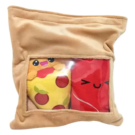 Yummis Together Plush Figures 2 Pack Pizza & Cola in Take Away Bag 21 cm        product photo