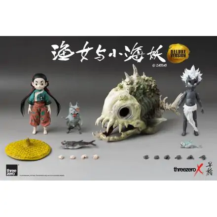 Zao Dao Statues 1/6 Fishergirl and Little Sea Elf Deluxe Edition 15 cm product photo