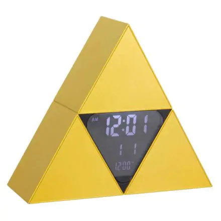 Zelda Triforce alarm clock product photo