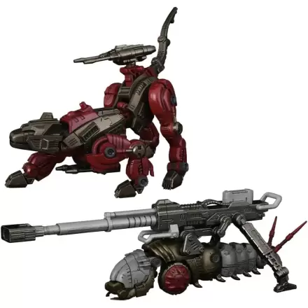 Zoids Plastic Model Kits 2-Pack 1/100 RMZ-010 Canoly Molga & Hell Cat Base Guards Sets 20 cm product photo