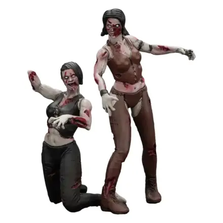 Zombie Dark Source Action Figures 2-Pack Female wrestlers 8 cm product photo