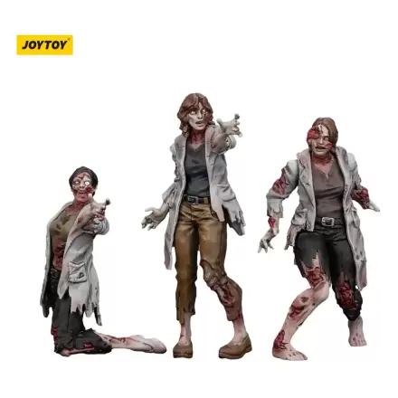 Zombie Dark Source Action Figures 3-Pack Scientists (Female) 8 cm product photo