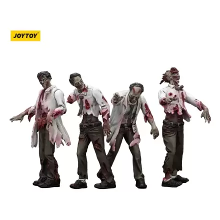 Zombie Dark Source Action Figures 4-Pack Scientists (Male) 8 cm product photo