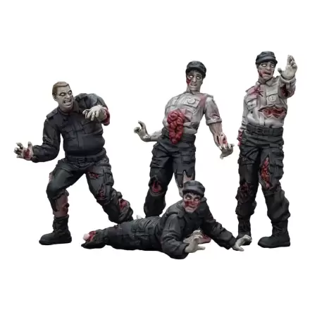Zombie Dark Source Action Figures 4-Pack Security Guards 8 cm product photo