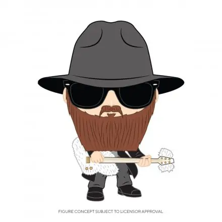 ZZ Top POP! Rocks Vinyl Figure Billy Gibbons 9 cm product photo