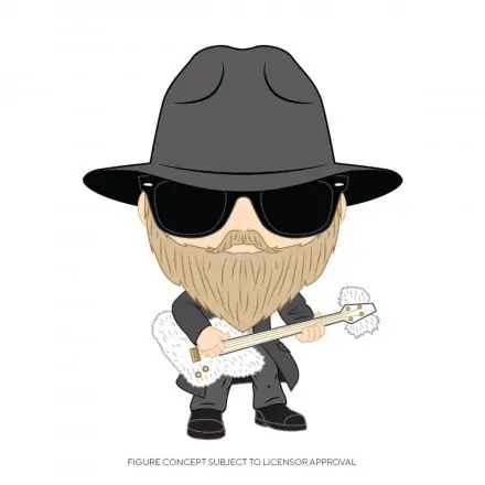 ZZ Top POP! Rocks Vinyl Figure Dusty Hill 9 cm product photo